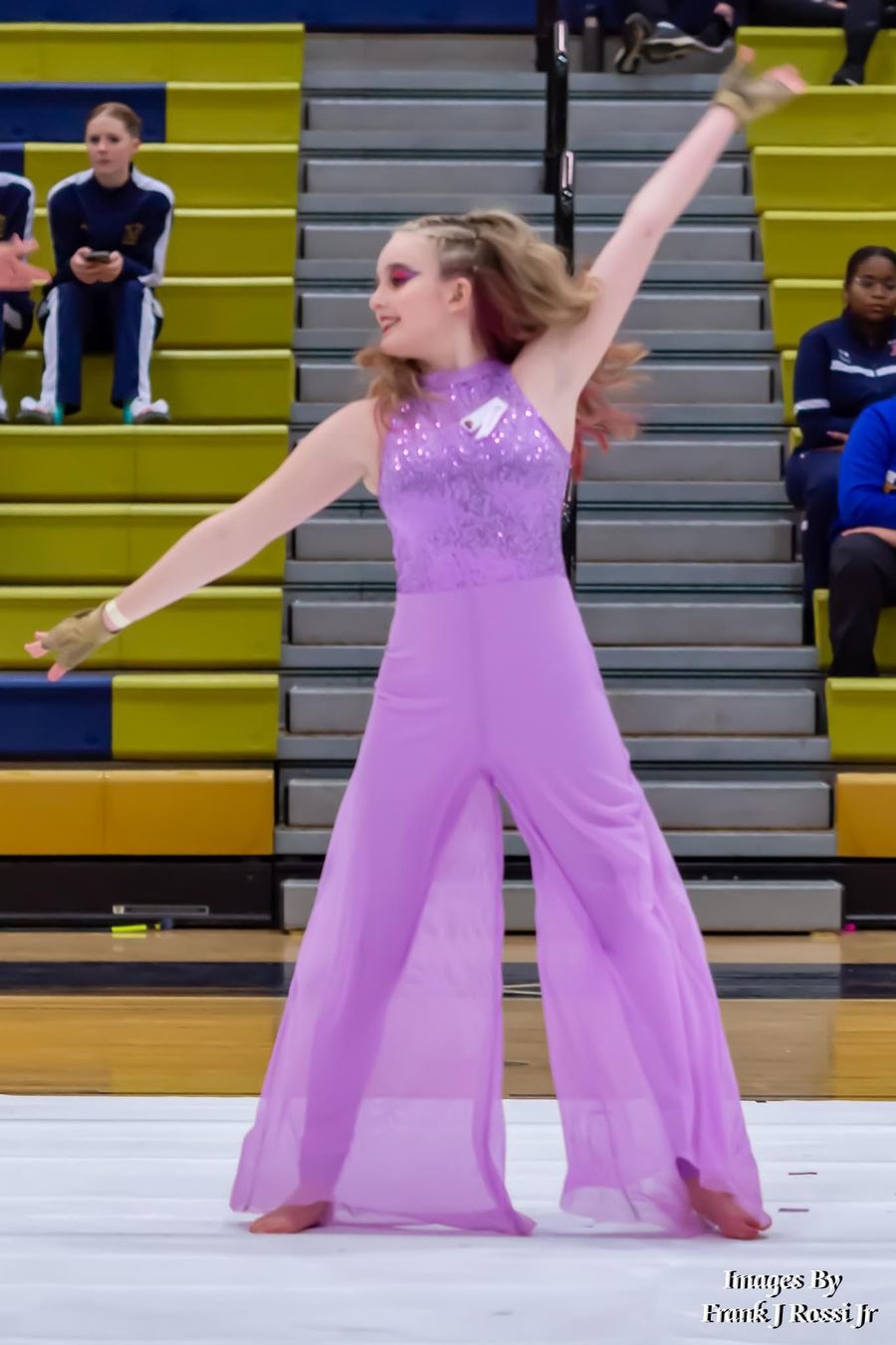 McKeesport Winter Guard performing