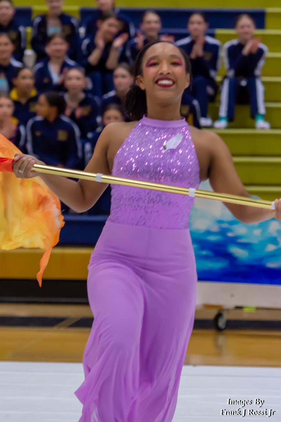 McKeesport Winter Guard performing