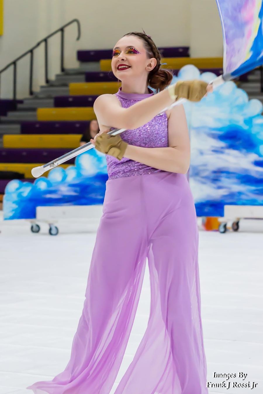 McKeesport Winter Guard performing