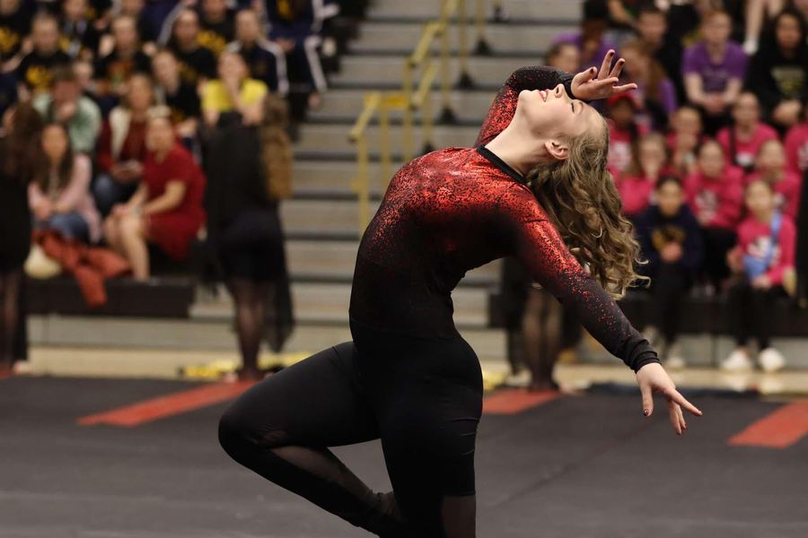 Mars Area Winterguard performing