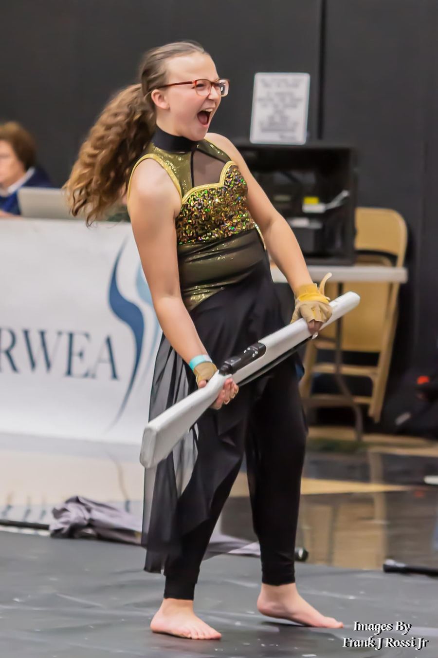 Kiski Area Scholastic Regional A Winter Guard performing