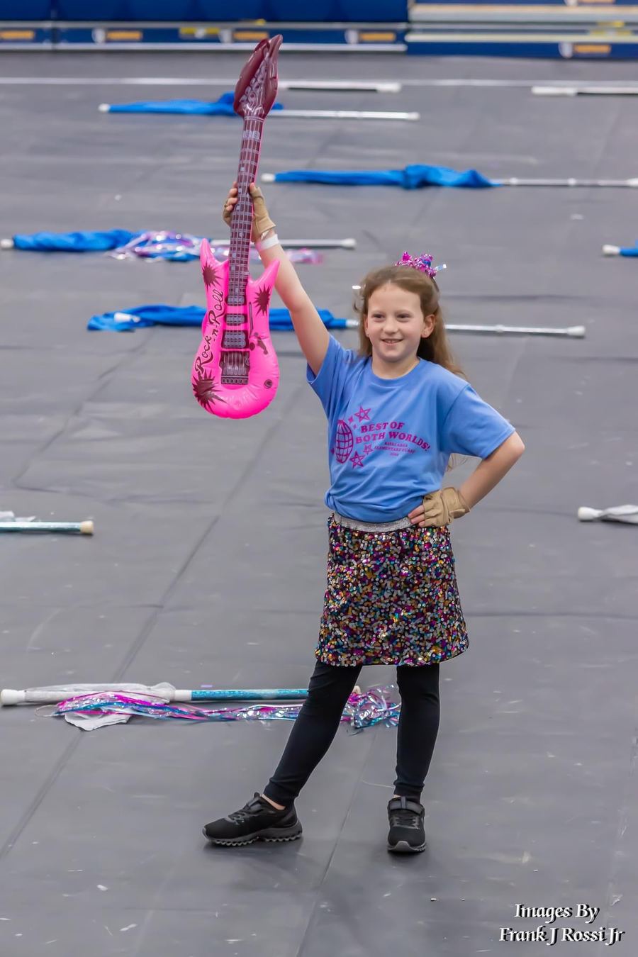 Kiski Area Elementary Winter Guard performing